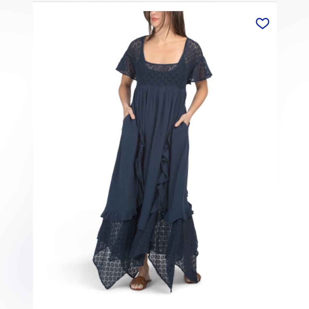 Free People "bring the romance" midi dress 
New with Tags size S